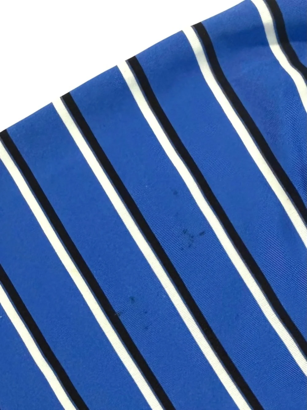 Polo Ralph Lauren Performance Blue w/Black White Stripe Polo Shirt XL Mens